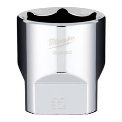 Milwaukee 6-Point Sockets with FOUR FLAT Sides 45-34-2032