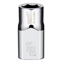 Milwaukee 6-Point Sockets with FOUR FLAT Sides 45-34-8000