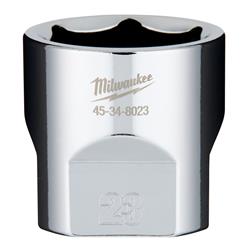 Milwaukee 6-Point Sockets with FOUR FLAT Sides 45-34-8023