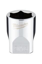 Milwaukee 6-Point Sockets with FOUR FLAT Sides 45-34-9010