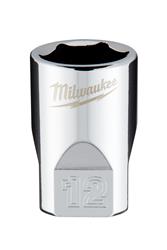 Milwaukee 6-Point Sockets with FOUR FLAT Sides 45-34-9038