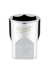 Milwaukee 6-Point Sockets with FOUR FLAT Sides 45-34-9066