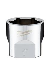 Milwaukee 6-Point Sockets with FOUR FLAT Sides 45-34-9072