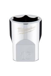 Milwaukee 6-Point Sockets with FOUR FLAT Sides 45-34-9086