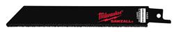 Milwaukee SAWZALL Tungsten Carbide Grit Blades 48-00-1421