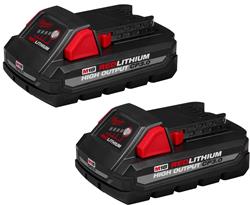 Milwaukee M18 REDLITHIUM High-Output CP3.0 Batteries