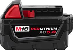 Milwaukee M18 REDLITHIUM XC5.0 Batteries 48-11-1850