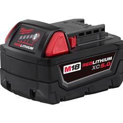 Milwaukee M18 REDLITHIUM XC5.0 Batteries 48-11-1850R