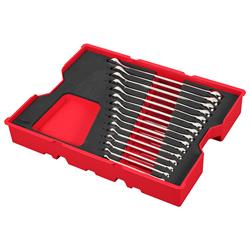 Milwaukee 15-Piece Combination Wrench Set with PACKOUT Drawer Trays 48-22-0154