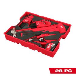 Milwaukee 28-Piece Hex Key and Hammer Sets with PACKOUT Drawers 48-22-0161
