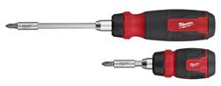 Milwaukee 14-in-1 Ratcheting Multi-Bit and 8-in-1 Ratcheting Compact Multi-Bit Drivers 48-22-2905