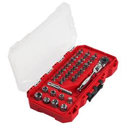 Milwaukee 44-Piece Mini Flex Head Ratchet and Drive Bit Sets 48-22-2952
