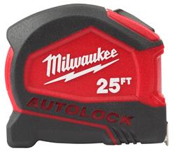 Milwaukee Compact Auto Lock Tape Measures 48-22-6825