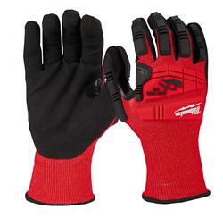 Milwaukee Impact ANSI Cut-Level 3 Nitrile-Dipped Gloves 48-22-8973