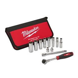 Milwaukee 12-Piece Ratchet and Socket Sets