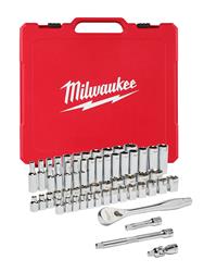 Milwaukee 56-Piece Ratchet and Socket Sets 48-22-9008