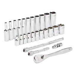 Milwaukee 26-Piece Ratchet and Socket Sets