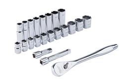 Milwaukee 22-Piece Ratchet and Socket Sets
