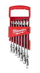 Milwaukee 7-Piece Flex Head Ratcheting Combination Wrench Sets 48-22-9429