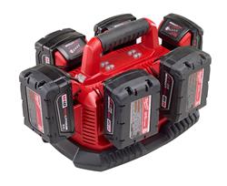 Milwaukee M18 Six Pack Sequential Chargers