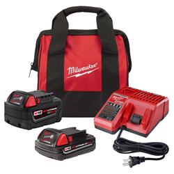 Milwaukee M18 REDLITHIUM XC5.0 and CP2.0 Starter Kits 48-59-1850SP