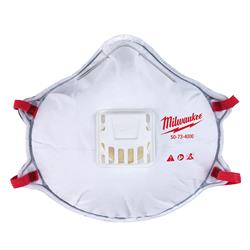 Milwaukee N95 Valved Respirators with Gaskets