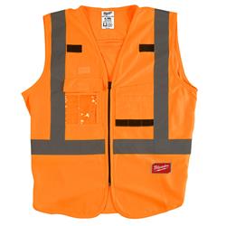 Milwaukee ANSI Type R Class 2 High-Visibility Safety Vests 48-73-5071
