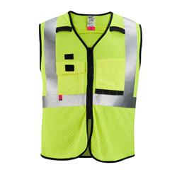 Milwaukee AR/FR Cat. 1 Class 2 High-Visibility Mesh Safety Vests 48-73-5204