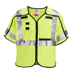 Milwaukee AR/FR Cat. 1 Class 3 Breakaway High-Visibility Safety Vests 48-73-5332