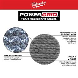 Milwaukee POWERGRIND Mesh Sanding Discs