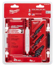Milwaukee Jam-Free Step Drill Bit Sets