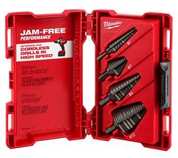 Milwaukee Jam-Free Step Drill Bit Sets 48-89-9223