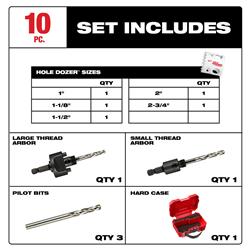 Milwaukee Hole Dozer Hole Saws 49-22-4039