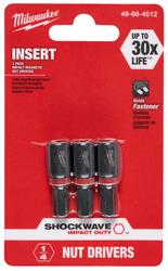 Milwaukee SHOCKWAVE Impact Duty Insert Magnetic Nut Drivers 49-66-4512