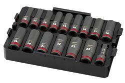 Milwaukee PACKOUT SHOCKWAVE Impact-Duty Sockets Sets 49-66-6818
