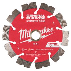 Milwaukee Diamond MAX Segmented Turbo General Purpose Blades 49-93-9005
