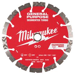 Milwaukee Diamond MAX Segmented Turbo General Purpose Blades 49-93-9007