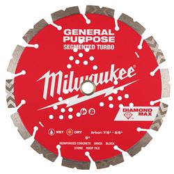 Milwaukee Diamond MAX Segmented Turbo General Purpose Blades 49-93-9009