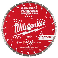 Milwaukee Diamond MAX Segmented Turbo General Purpose Blades 49-93-9014
