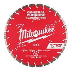 Milwaukee Diamond MAX Segmented Turbo General Purpose Blades 49-93-9016