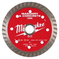Milwaukee Turbo Masonry and Concrete Blades 49-93-9402