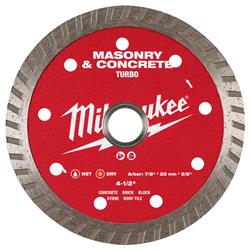 Milwaukee Turbo Masonry and Concrete Blades 49-93-9404