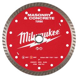 Milwaukee Turbo Masonry and Concrete Blades 49-93-9407
