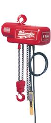 Milwaukee 1 Ton Electric Chain Hoists 9567