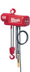 Milwaukee 1 Ton Electric Chain Hoists 9568