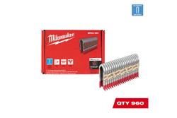 Milwaukee 2 in. 9-Gauge Galvanized Staples MPU2-960