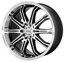 Maxxim Ferris Gloss Black Wheels with Full Machined Face 18x8