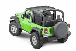 MasterTop ShadeMaker Bimini Tops for 2007-2017 WRANGLER, 2018 WRANGLER JK - 14200301