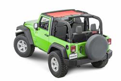 MasterTop ShadeMaker Bimini Tops for 2007-2017 WRANGLER, 2018 WRANGLER JK - 14200302