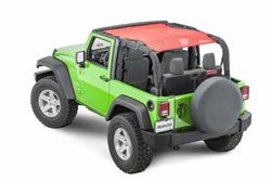 MasterTop ShadeMaker Bimini Plus Tops for 2007-2017 WRANGLER, 2018 WRANGLER JK - 14220302